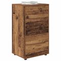 vidaXL Úložné skrine 60 x 48 x 105 cm Kompozitné drevo Staré drevo