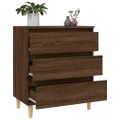 vidaXL Komoda hnedý dub 60x35x70 cm spracované drevo