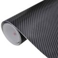 vidaXL Fólia na automobily 2 ks 4D čierna 100x150 cm+50x150 cm