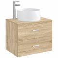 vidaXL Umývadlo s batériou a odtokom Chróm 38,5 x 38,5 x 16 cm