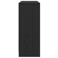 vidaXL Servírovacia skriňa Čierna 102 x 29.5 x 75 cm Kompozitné drevo