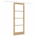 vidaXL Posuvné dvere Prírodná 83 x 211 cm