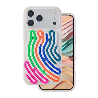 Puzdro DIY Snake pre iPhone 17 Pro 6,3" béžová