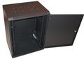 XtendLan 19" nástěnný rozvaděč 12U 600x450, nosnost 60kg, plné dvere, svařený, proti vykradení, černý