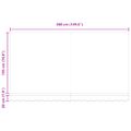 vidaXL Sklopná markíza Modrá 400 x 200 cm látka
