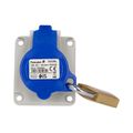Zásuvka vstavaná uzamykateľná 23238L IP44-54/230V/16A/3P 6h, šikmá 10°, SpeedPRO