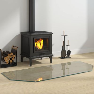 vidaXL Krbová sklenená doska šesťuholník 120x50 cm