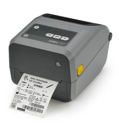 Tlačiareň Zebra ZD421; Direct Thermal, 203 dpi, USB, USB Host, Ethernet, BTLE5, EU and UK Cords, Swiss Font, EZPL