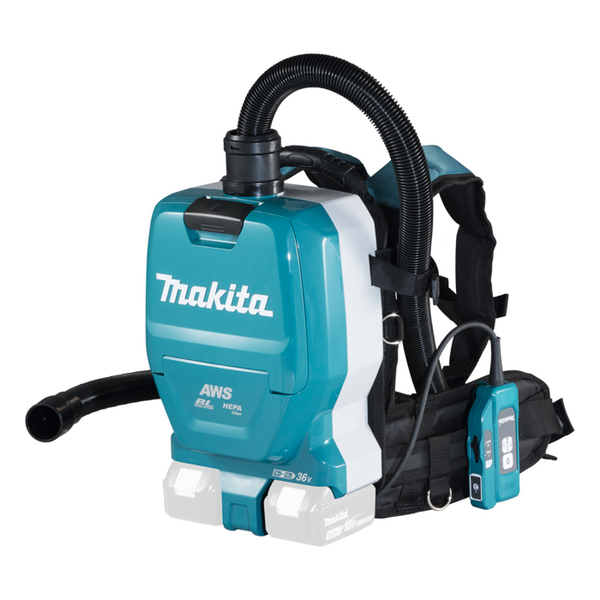 Makita Akumulátorový vysavač zádový s AWS Li-ion LXT 2x18V, bez aku Z