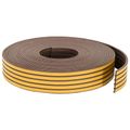 vidaXL Samolepiaca tesniaca páska na okno Hnedá 15 x 8 mm 25 m