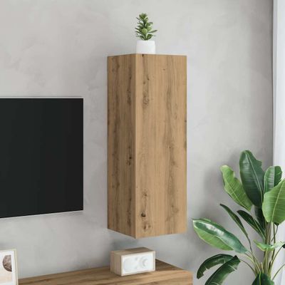 vidaXL TV skrinka dub artisan 30,5x30x90 cm kompozitné drevo