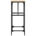 vidaXL Konzolový stolík dub sonoma 75x32x75 cm kompozitné drevo