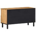 VidaXL TV skrinka Hnedá 80x33x46 cm Masívne drevo Mango