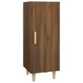 vidaXL Komoda hnedý dub 34,5x34x90 cm spracované drevo