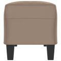 vidaXL Lavica sivohnedá 100x35x41 cm látka z mikrovlákna