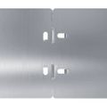 vidaXL Obrubník trávnika 50 ks 10 x 103 cm Pozinkovaná oceľ Strieborná