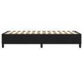 VidaXL Posteľný rám s boxspringom Čierna 90x200cm Látka