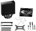 Be quiet! chladič CPU PURE ROCK 3 Black / 120mm PWM fan / 4x heatpipe / černý Chladic, pro CPU, pro Intel i AMD, socket 1851, 1700, 1200, 1150, 1151, 1155, AM5, AM4, 190W TDP, 120mm ventilátor, 4 heatpipes