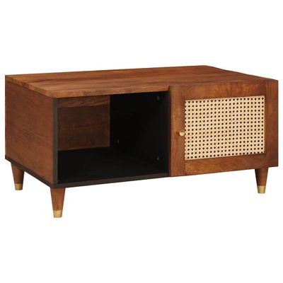vidaXL Konferenčný stolík 80 x 50 x 40 cm Masívne mango drevo