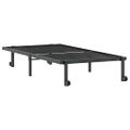 VidaXL Rám postele bez matraca Skladací Čierna 90x200 cm Oceľ