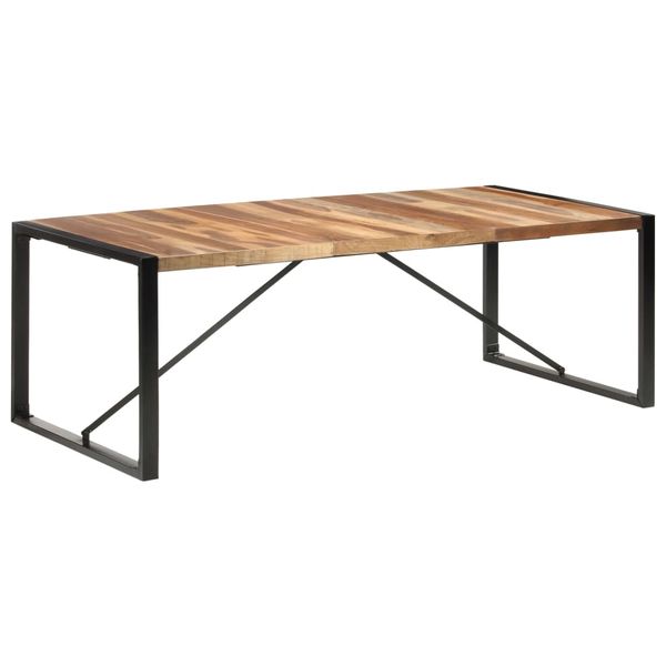 vidaXL Jedálenský stôl 220x100x75 cm, drevený masív