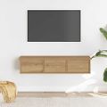 vidaXL nástenná skriňa Artisian Dub 88x26x18,5 cm Konštrukčné drevo
