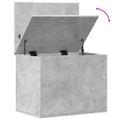 vidaXL Úložný box betónovosivý 60x42x46 cm kompozitné drevo