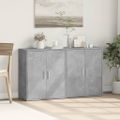 vidaXL Komody 2 ks betónovosivé 60x31x70 cm kompozitné drevo
