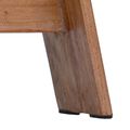 vidaXL Stolička Prírodná 40 x 25 x 31 cm Mahagónové drevo