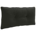 vidaXL Vankúš na chrbát PUTTEN 100% polyester Čierna 70 x 40 x 10 cm