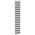 vidaXL Zebrová roleta tmavosivá 45x230 cm šírka látky 40,9 cm polyester