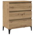 VidaXL Príborník Artisan Dub 60x35x70 cm Engineered Wood