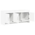vidaXL TV skrinka 102 x 33 x 47 cm Biela Kompozitné drevo