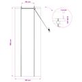 vidaXL Roleta Hnedá 50 x 160 cm Bambus