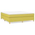 vidaXL Boxspring posteľ s matracom zelená 180x200 cm látka