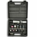 Pneumatická tyčová brúska a kameňový kit  16 kusov 1/4"