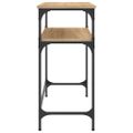 vidaXL Konzolový stolík dub sonoma 75 x 34,5 x 75 cm kompozitné drevo