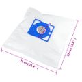 vidaXL Vrecká do vysávača pre Uni bag 20 ks