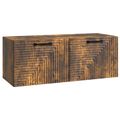vidaXL Nástenná TV skrinka Nástenný Dymový dub 78,5 x 31 x 30 cm