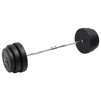 vidaXL Obojručná činka so závažiami 90 kg