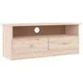 vidaXL TV skrinka so zásuvkami ALTA 100x35x41 cm borovicový masív