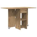 vidaXL Jedálenský stôl 115 x 70 x 75 cm Kompozitné drevo Dub artisan
