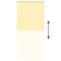 vidaXL Zatemňovacia roleta žltá 90x230 cm šírka látky 85,7 cm polyester