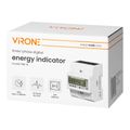 Elektromer 3F na DIN lištu trojfázový VIRONE EM-9 digitálny