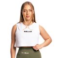 Dámske tielko Combat White - GymBeam, veľkosť L