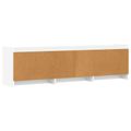 vidaXL TV skrinka 168 x 33 x 47 cm Biela Kompozitné drevo