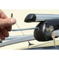 Priechodný nosník Compass 02309 zamykací hlinený 120 cm ALU-TOP TÜV