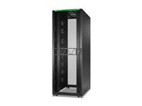 APC NetShelter SX Advanced - Rozvádzač stojanová skriňa - 800 x 1295 mm, without shock package - podlahové prevedenie - čierna - 48U - 19"