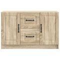 vidaXL Servírovacia skriňa Dub sonoma 89 x 34,5 x 57 cm