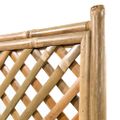 vidaXL Vyvýšený záhradný záhon s mriežkou, bambus 40 cm
